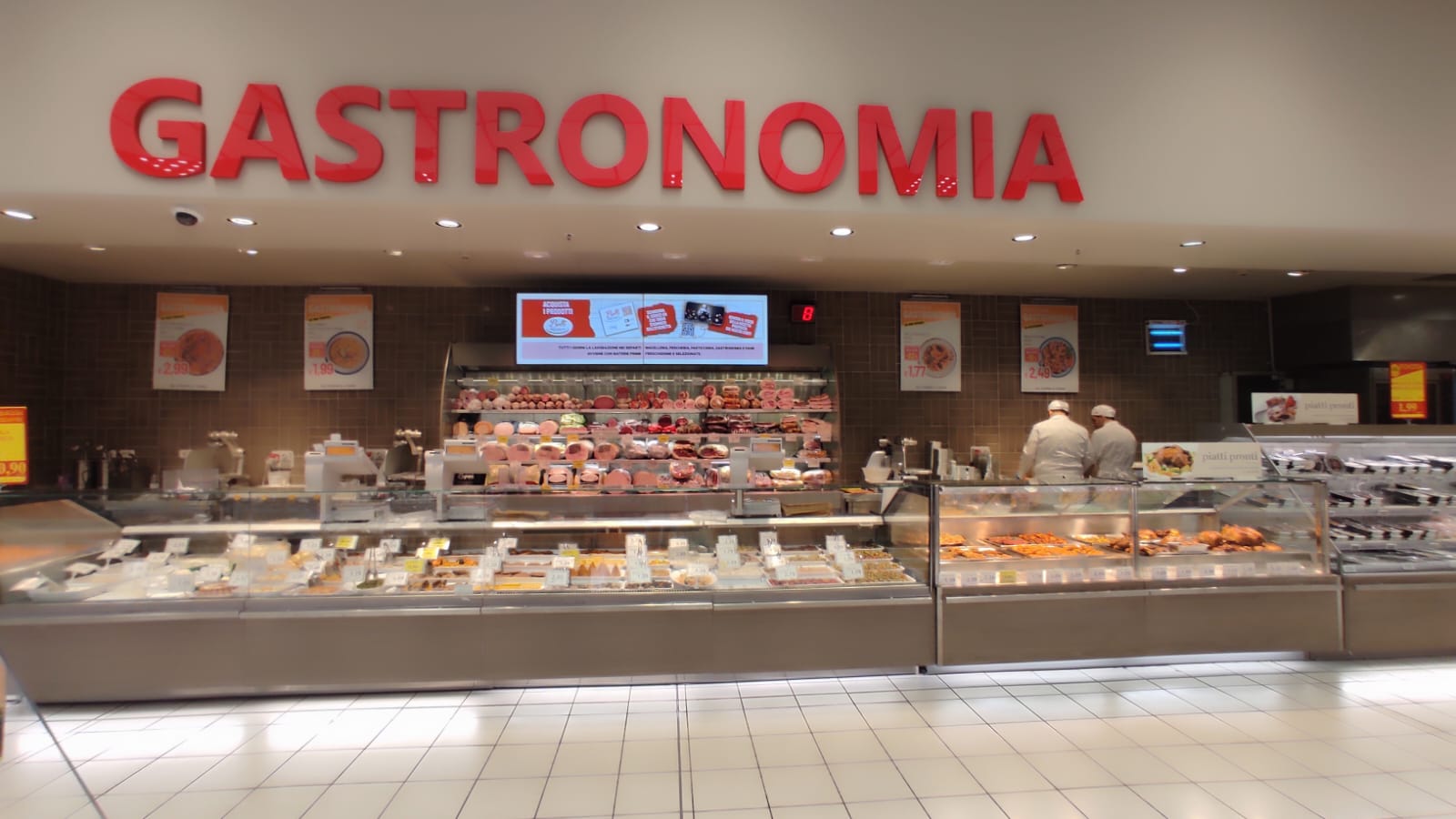 Implantación — supermercado italiano